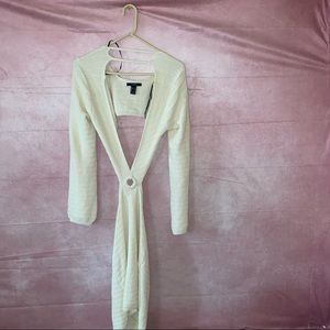 Never worn cream crochet dress